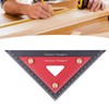 Double Triangle Ruler Detachable 4 Inch and 6 Inch Aluminum