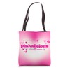 Pinkalicious with pink hearts, stars and crown Tote Bag
