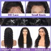 CLOZWIZME 30 Inch 13x6 Deep Wave Lace Front Wigs Human