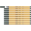 STABILO Point 88 Fineliner Pen,Olive Green,Pack of 10