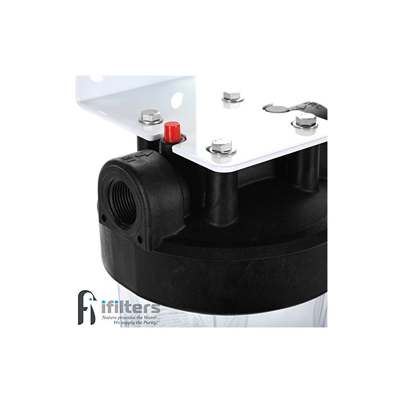 Whole House Sediment & Rust Complete Filtration System with Clear