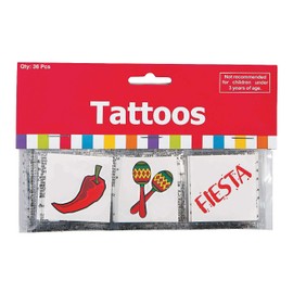 FIESTA TATTOO ASST - Apparel Accessories - 72 Pieces