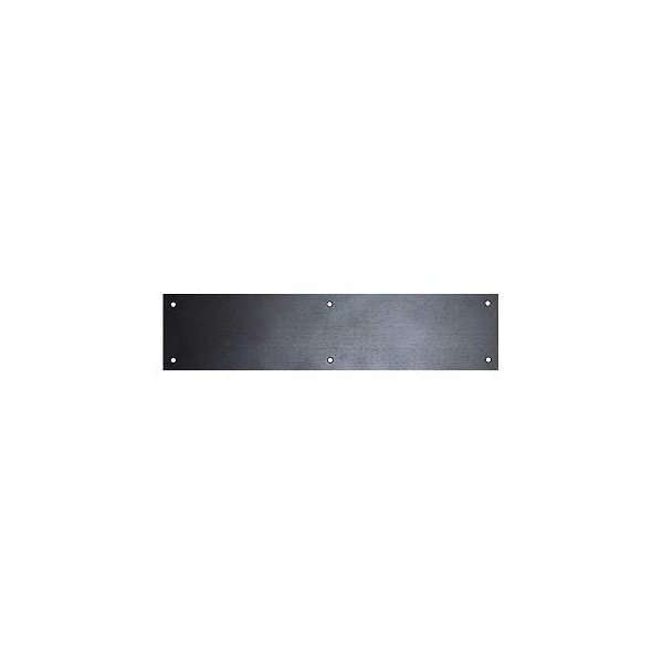 Don-Jo Metal Door Kick Plate BK Black Finish 6"x34"-for 36" Doors-Wood&Metal Mounting-Door Protection-Door Plate-Curb Appeal-Commercial Grade-Interior/Exterior