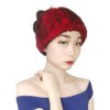 yUhe2018Cw Yu He Rabbit Fur Headband - Winter Knit Neck