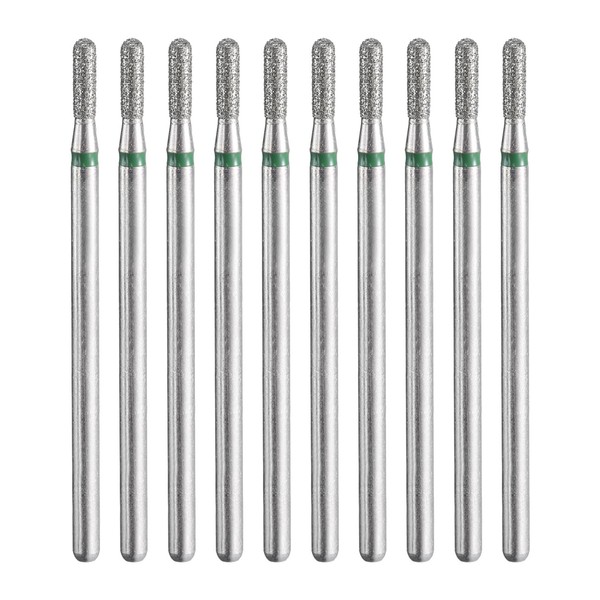 HARFINGTON 10pcs 100-120 Grits Diamond Grinding Bit 2mm Cylindrical Ball