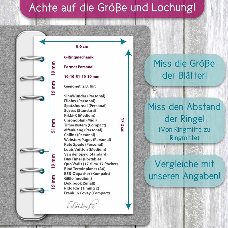 SinnWunder® 50 Sheet Note Set - Includes Note Sheets, Addresses