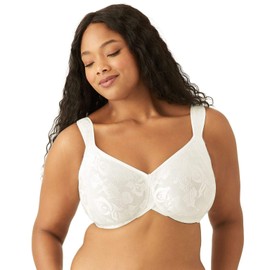 Wacoal Women's Awareness Unlined Full Figure Underwire Bra, Ivory, 42DDD