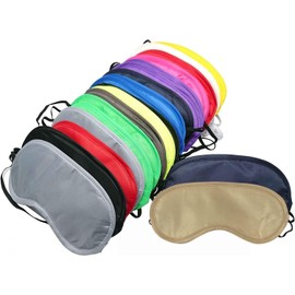 52 Pieces Eye Mask Shade Cover Blindfold Travel Sleep Eye Masks with Nose Pad for Travel Sleep or Party Supplies Game.(13 Colors)