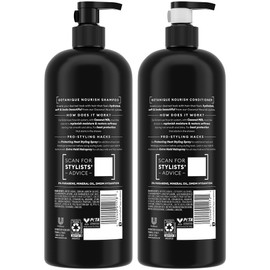 TRESemmé Shampoo and Conditioner Set, Botanique Nourish – Anti-Frizz Hair Products with Coconut Milk & Aloe Vera, 28 Oz Ea