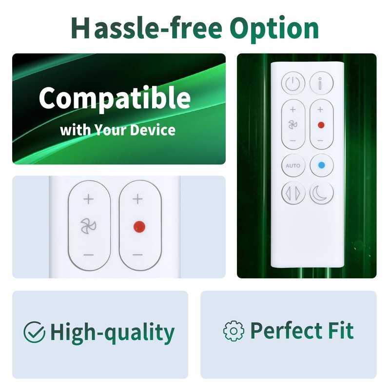 CLVIZCXOM New Fan Remote Control Replacement Fit for Dyson Purifier