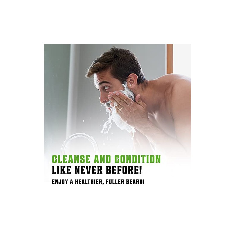 BEST DEAL Beard Wash & Beard Conditioner Set w/ Argan
