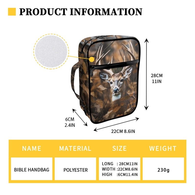 Belidome Hunting Camo Bible Cover for Men Boys Camouflage Bible