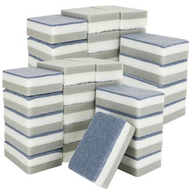 40 Pcs Kitchen Sponges Sponge Dishwashing Kitchen Sponges Non-stick Kitchen Sponges Antibacterial 11x7x3.5cm Foaming Long Lasting Drain