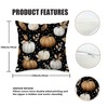 18x18 Inch Fall Pumpkin Pillow Covers Set of 2 Double-Sided