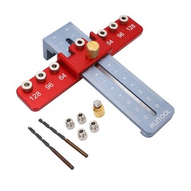 Cabinet Pull Punch Locator Cabinet Hardware Jig Punch Locator Drill Guide Woodworking Drilling Guide Tool for Drawer Door Handle
