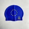 Sargoby Fitness European Union Adult Standard Size Swim Cap for