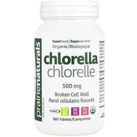 Prairie Naturals Organic Chlorella Broken Cell Wall - 360 Tabs