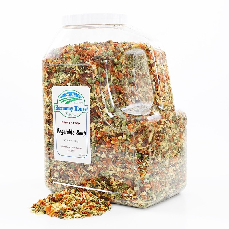 Harmony House Premium Vegetable Soup Mix - Dehydrated Vegetables for