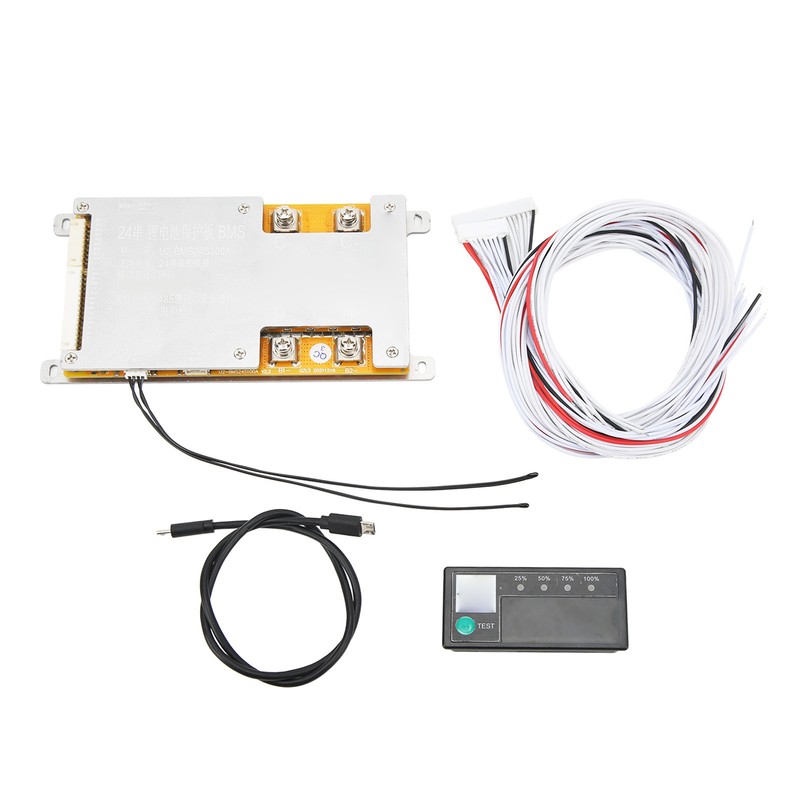 Lithium Battery Protection Board 24S 72V 120A Active Balance PCB
