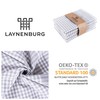 LAYNENBURG Set of 10 Premium Tea Towels Checked - 100%