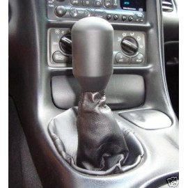 Black / White Delrin 2" Delrin Shift Knob for C5 Corvette 1997-2004 9/16-18 thread