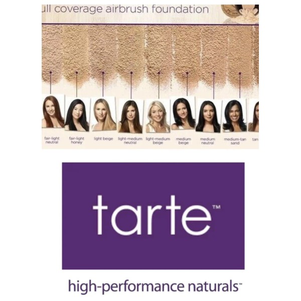 Tarte Amazonian Clay Full Coverage Airbrush Foundation Light Neutral NIB