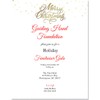 Paperdirect Merry Christmas Dazzle Confetti Holiday Winter Theme Stationery, Border