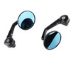 Pair of Motorcycle Rearview Mirror Wide View Aluminum Alloy Universal