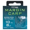 Drennan Margin Carp Hooks To Nylon Barbless 14 To 6lb