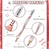 Jetec 100 Pcs Baseball Texture Golf Pencils with Erasers for