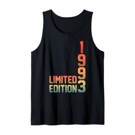 32th Birthday Gifts Men Women 32 Years Old Vintage 1993 Tank Top