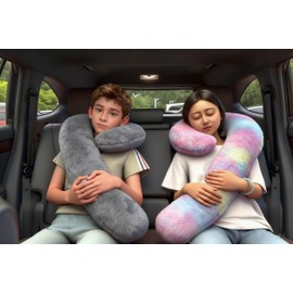 Travel Pillow, Children's Pillow, car Sleep Pillow, Adult and Children's Travel Sleep aid Pillow, Gray