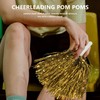 Oidnvay 24pcs Cheerleading Pom Poms Metallic Foil Cheer Pom Poms