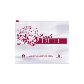 Hercules Inc. Slide 2 Klose zipper Deli Meat Bag - Fresh Deli - Top Full Saddle - 1,000 Bags