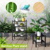BMOSU 2-Tier Bamboo Small Shoe Rack Premium Stackable Shoe Shelf