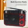 Portable Shortwave Radio FM AM SW Bluetooth 5.0 Multifunction Multi