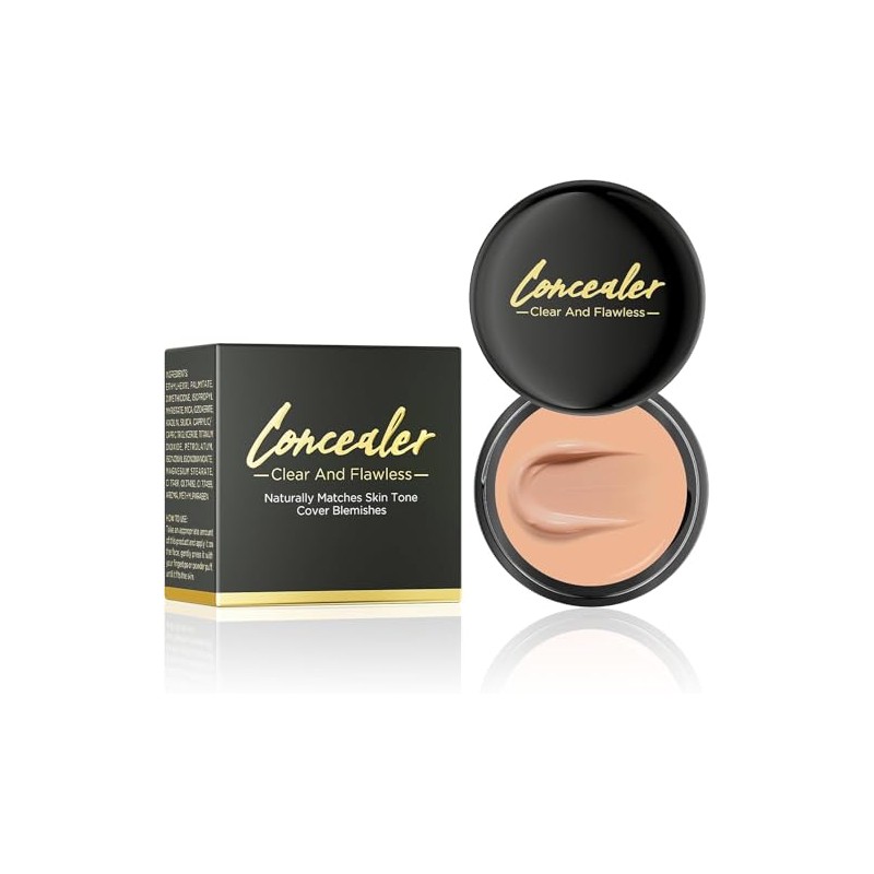 Corrector Impermeable, Cubre Tatuajes, Manchas, Cicatrices y Ojeras, Base de