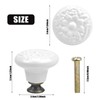 AvoDovA 10PCS Crackle Cabinet Knob, Vintage Drawers Knobs, 34MM Kitchen