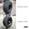 INJORA 12g/Set Brass Wheel Hex Hub 10mm Extenders Adaptor for