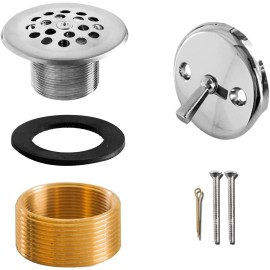 Unbranded Trip Lever Bathtub Drain Assembly Stopper Kit Fit for 1-1/2" 1-5/8" Strainer - Oil Rubbed Bronze