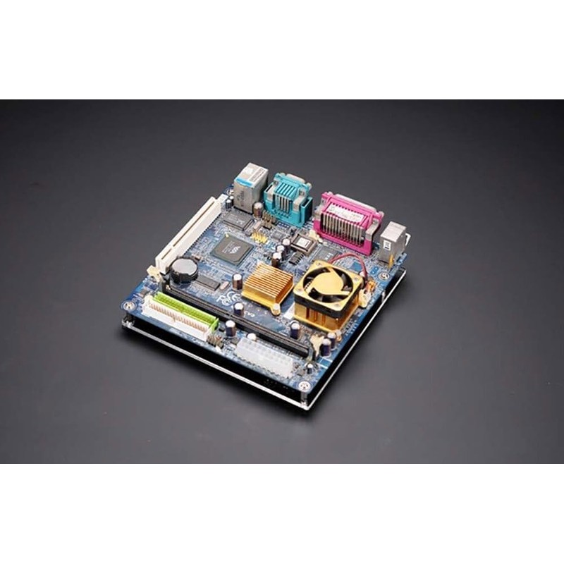 Ukrmon ITX Computer Open Air Case Bracket Acrylic DIY Bare