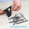3D Mitre Square Multifunctional 22.5-90 Angle Measure Aluminium Alloy High