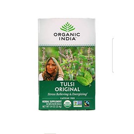 Organic India Tulsi Holy Basil Original Herbal Supplement - 18 ct