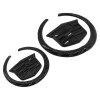 Unbranded 2PCS Black Front Grille Rear Trunk Lid Badge Emblem