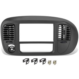 DNA MOTORING OE Style Dash Panel Bezel Compatible with 97-03 Ford F150 / 04 F150 Heritage / 97-02 Expedition 4WD, Black, ZTL-Y-0306-BK