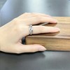 Sumeror Eternity Diamond Ring for Women - 925 Sterling Silver