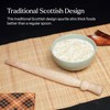 Scottish Spurtle Porridge Stirrer - Wooden Thistle Smooth Beechwood Stick