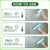 FZHZVVZPY 3 in 1 Window Cleaning Scraper, Window Squeegee with