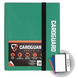 CardGuard Trading Card Binder Pro-Folio – 9 Pocket Binder - Side-Loading Album, Durable & Acid-Free Storage for Pokémon, YuGiOh, MTG, TCG, Game & Sports Cards, Dark Green