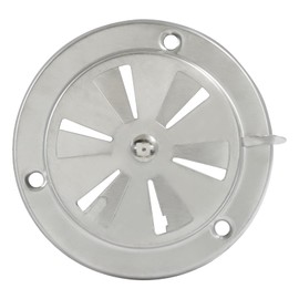 Unlorspy 2Pcs BBQ Smoker Air Vent, BBQ Smokestack Damper Smoker Exhaust Stack for Optimal Grill Airflow Control Vent(95mm)